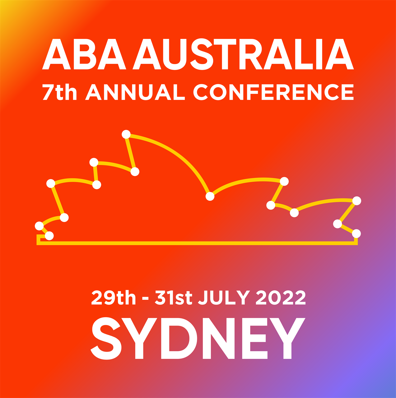 ABA Australia 2022 conference - 29th July to 31st July 2022